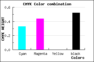 #52447A color CMYK mixer
