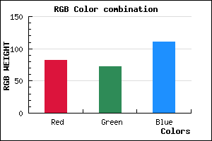 rgb background color #52486F mixer