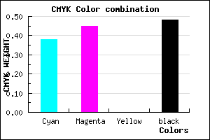 #524884 color CMYK mixer