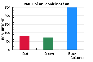 rgb background color #5248F9 mixer