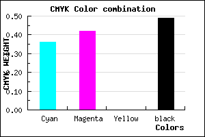 #524B81 color CMYK mixer