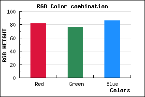 rgb background color #524C56 mixer