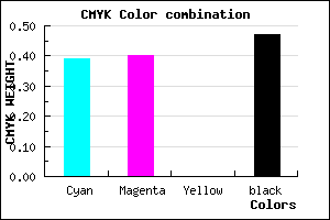 #525086 color CMYK mixer