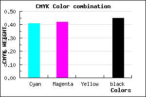#52518B color CMYK mixer
