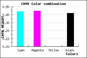 #525193 color CMYK mixer
