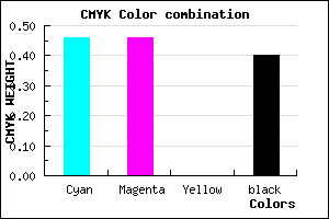 #525298 color CMYK mixer