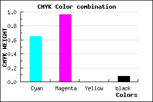 #5209EB color CMYK mixer