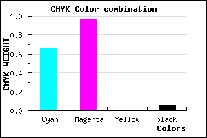 #5209F0 color CMYK mixer
