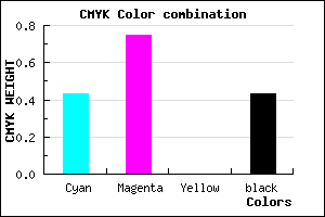 #532491 color CMYK mixer
