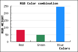 rgb background color #532FF5 mixer
