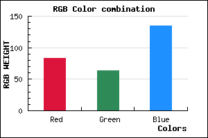 rgb background color #533F87 mixer