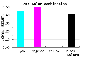 #534B97 color CMYK mixer