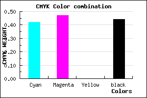 #534C90 color CMYK mixer