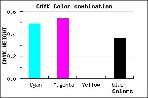 #534CA4 color CMYK mixer