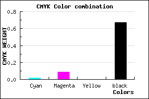 #534D55 color CMYK mixer