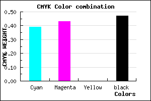 #534E88 color CMYK mixer