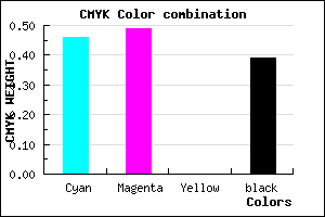 #534F9B color CMYK mixer
