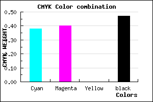 #535086 color CMYK mixer