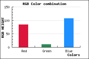 rgb background color #540B6B mixer