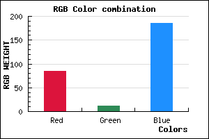 rgb background color #540CBA mixer