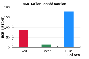 rgb background color #540DB1 mixer