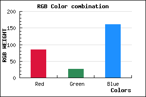 rgb background color #541AA0 mixer