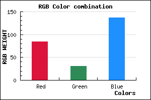 rgb background color #541F89 mixer