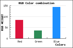 rgb background color #54248F mixer