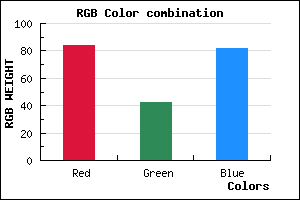 rgb background color #542A52 mixer