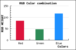 rgb background color #542F74 mixer