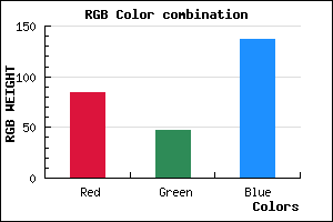 rgb background color #542F89 mixer