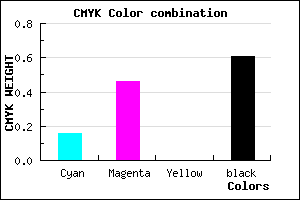 #543664 color CMYK mixer