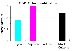 #543684 color CMYK mixer
