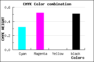 #543C7C color CMYK mixer