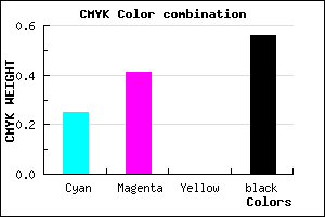 #544270 color CMYK mixer