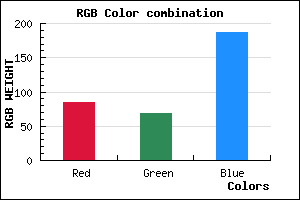 rgb background color #5445BB mixer