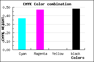 #544785 color CMYK mixer