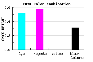 #544AB0 color CMYK mixer