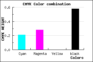#544D6B color CMYK mixer