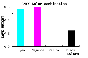 #544DC1 color CMYK mixer