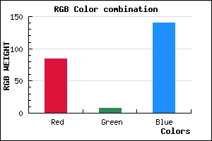 rgb background color #54088C mixer