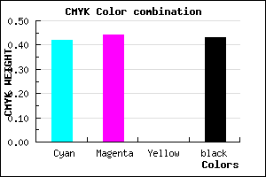 #545292 color CMYK mixer