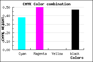 #554488 color CMYK mixer