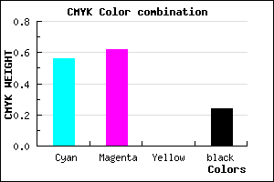 #554BC3 color CMYK mixer