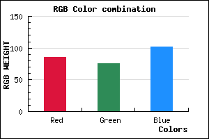 rgb background color #554C66 mixer
