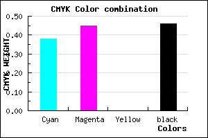 #554C8A color CMYK mixer