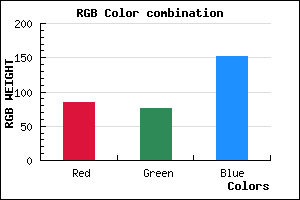 rgb background color #554C98 mixer