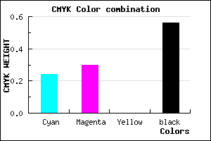 #554E70 color CMYK mixer