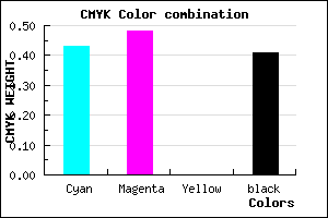 #554E96 color CMYK mixer