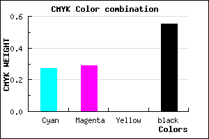 #555274 color CMYK mixer